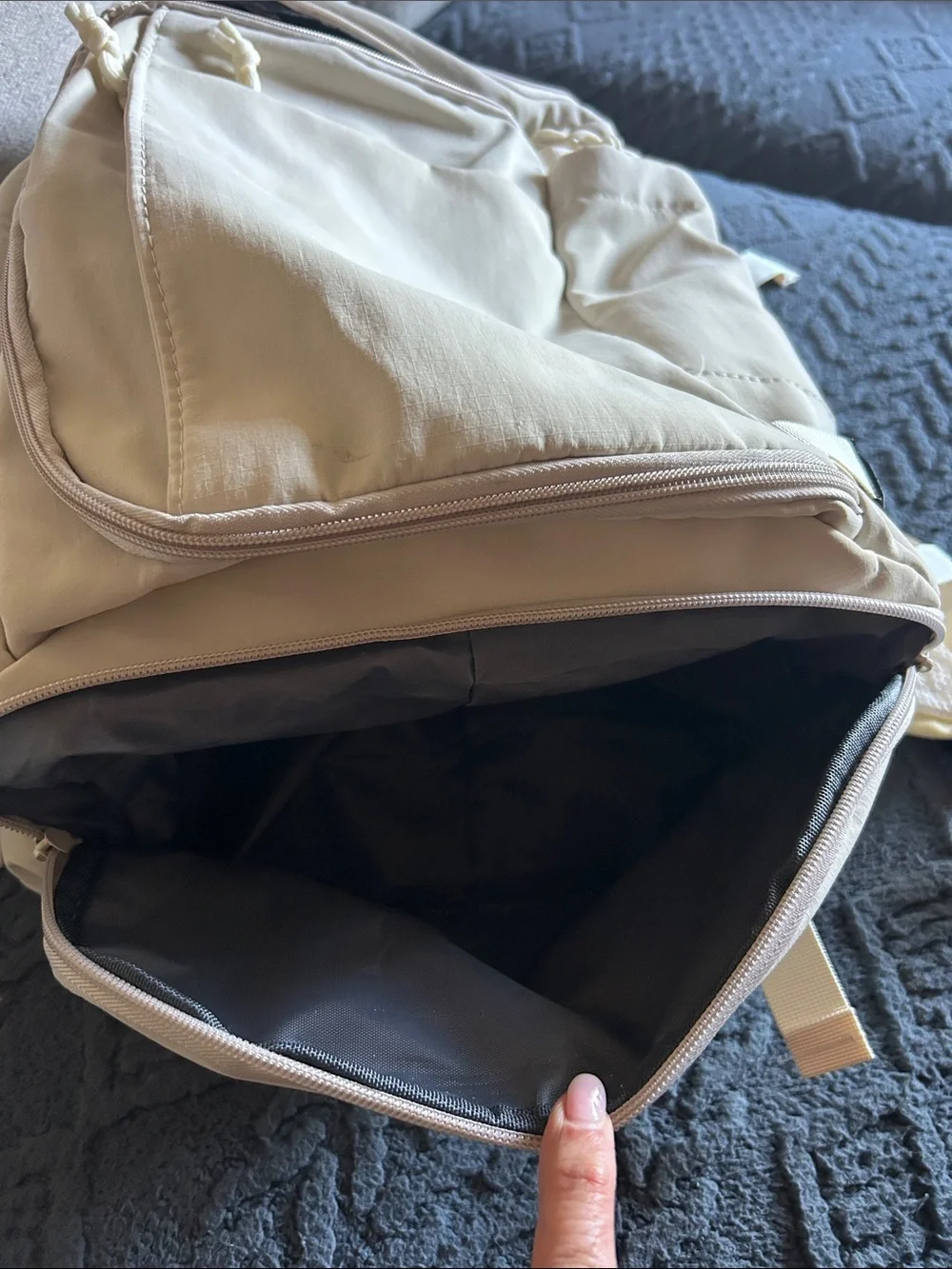Minimal Cream Backpack for - Tactical Everyday Carry